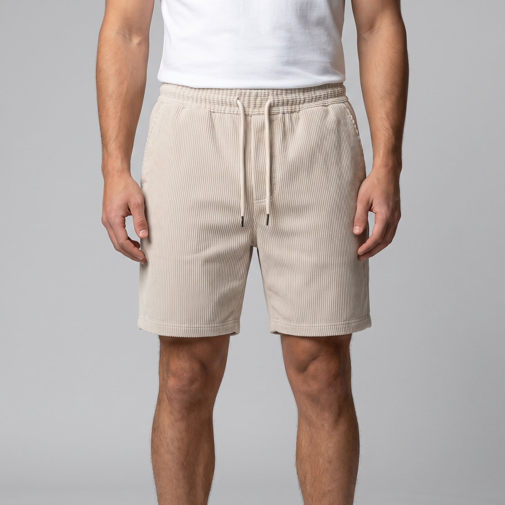 Men's Ribbed Casual Summer Shorts