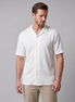 Men's Ribbed Cuban Collar Shirt