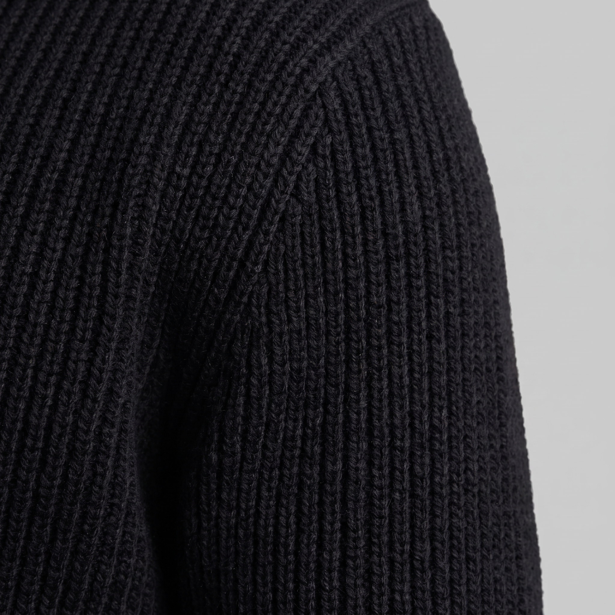 Men's Ribbed Full-Zip Knit Cardigan