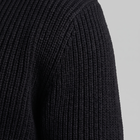 Men's Ribbed Full-Zip Knit Cardigan