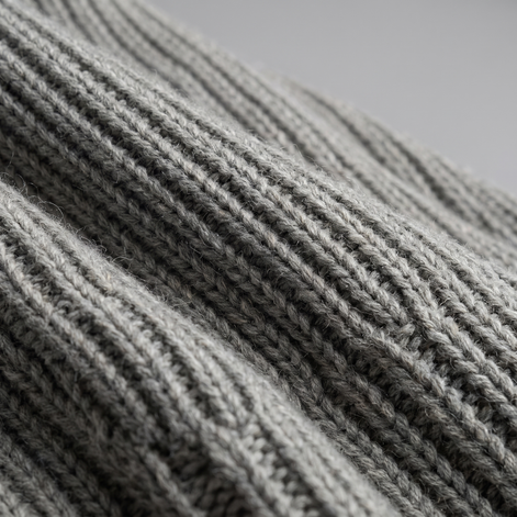 Men's Ribbed Full-Zip Knit Cardigan