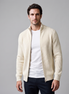 Men's Ribbed Full-Zip Knit Cardigan
