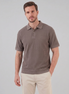 Men's Ribbed Short Sleeve Polo Shirt