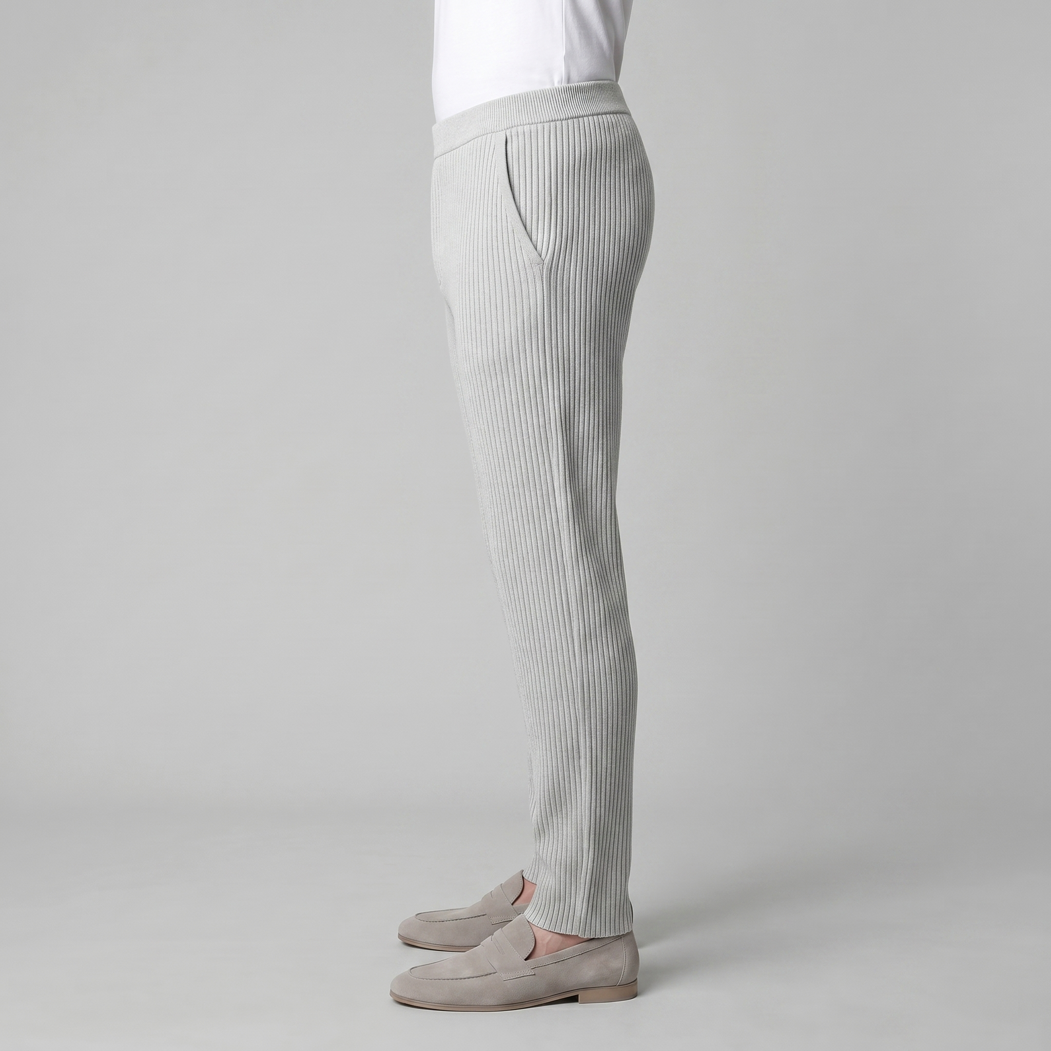Men's Ribbed Trousers for Casual Comfort