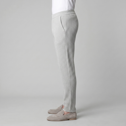 Men's Ribbed Trousers for Casual Comfort