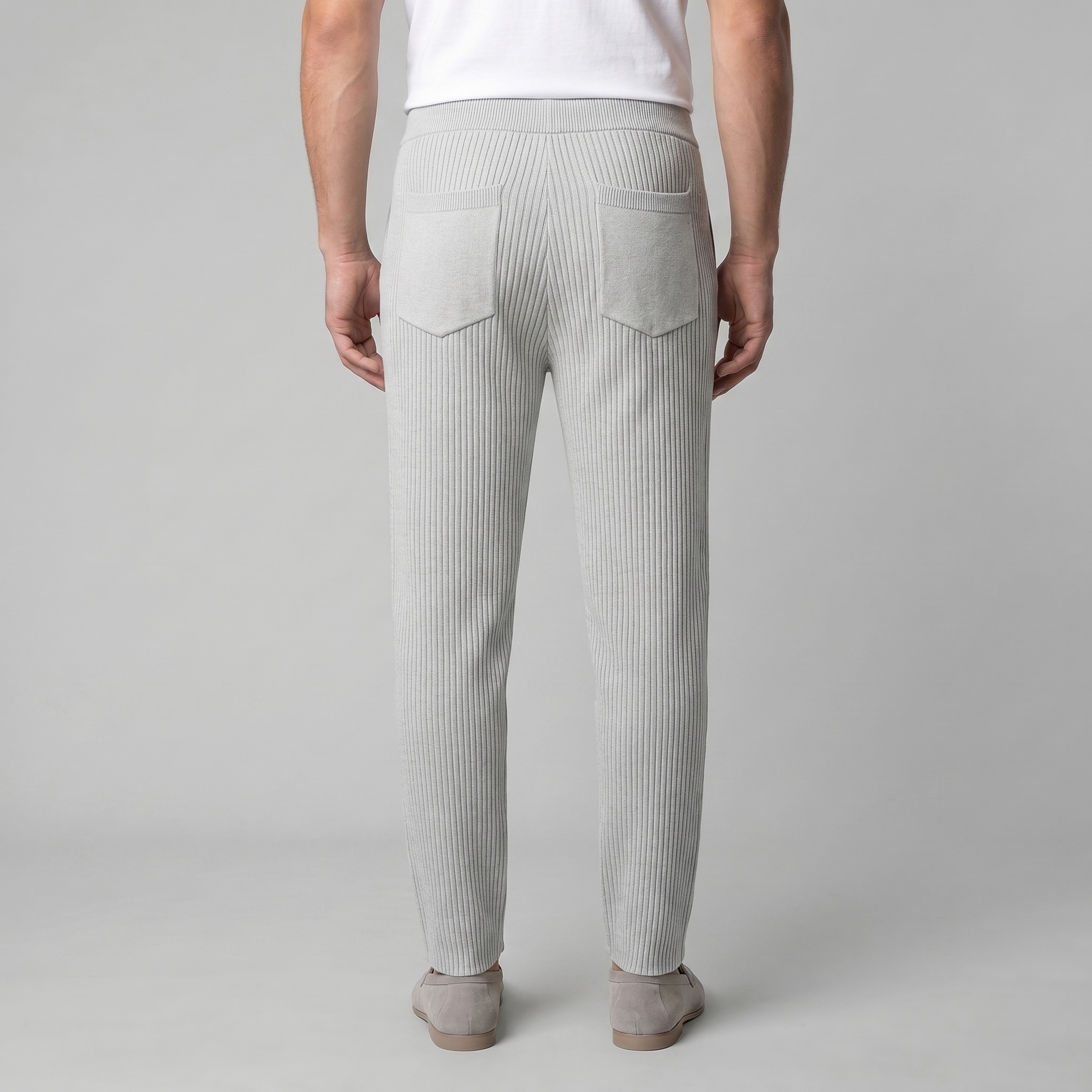 Men's Ribbed Trousers for Casual Comfort