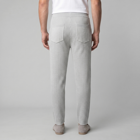Men's Ribbed Trousers for Casual Comfort