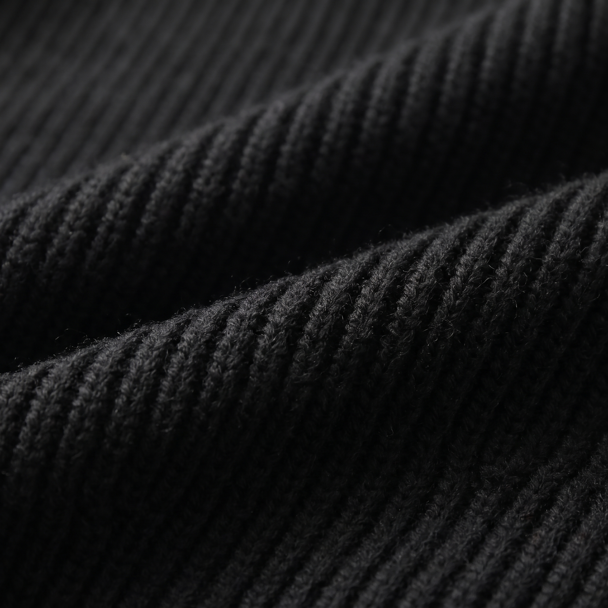 Men's Ribbed Wool Full-Zip Cardigan