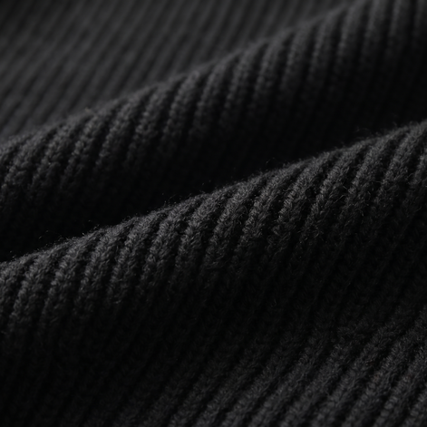 Men's Ribbed Wool Full-Zip Cardigan