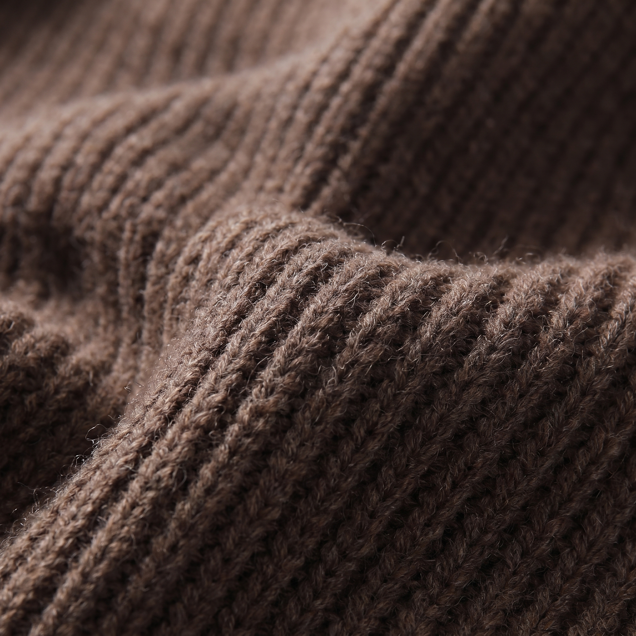 Men's Ribbed Wool Full-Zip Cardigan