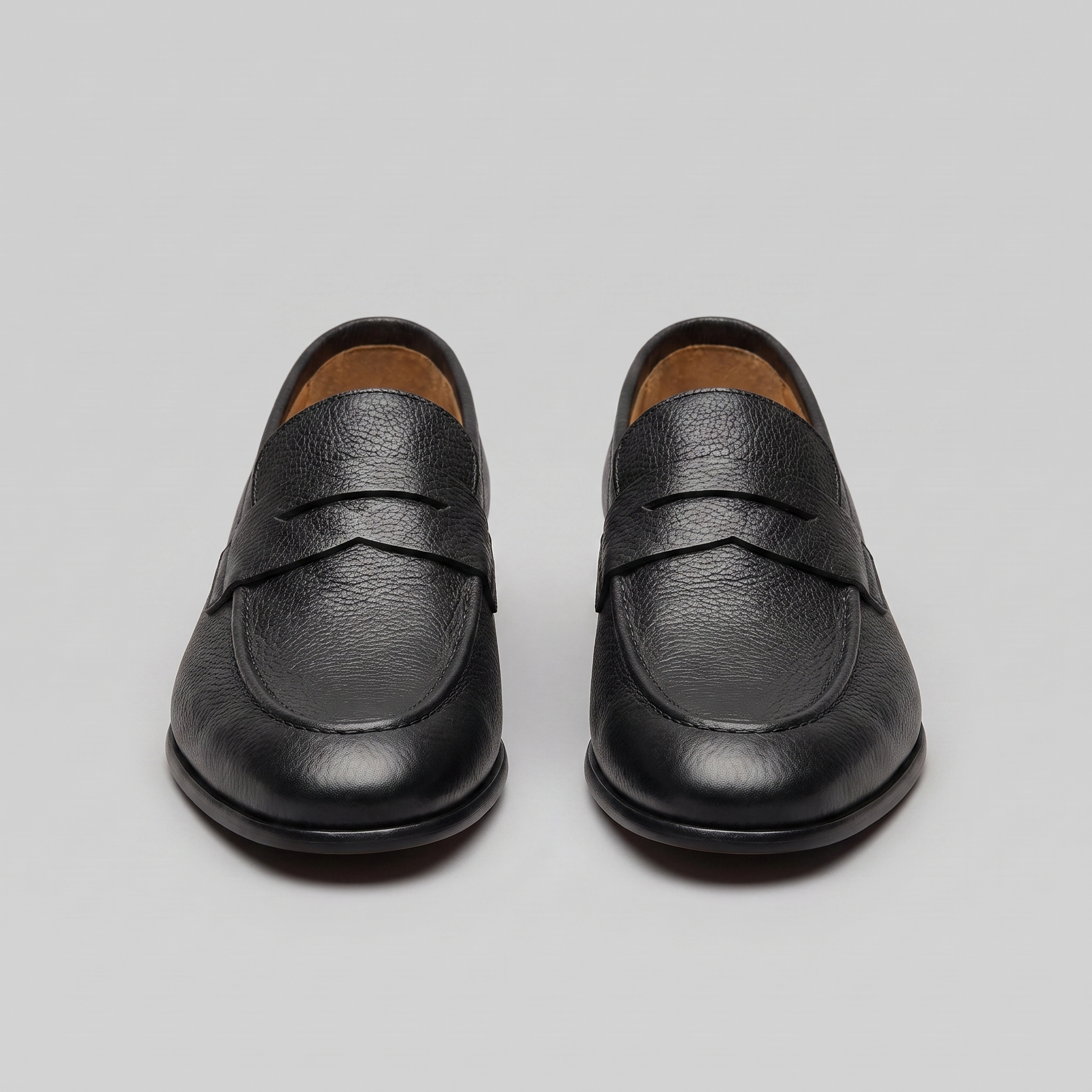 Men's Sheepskin Suede Penny Loafers