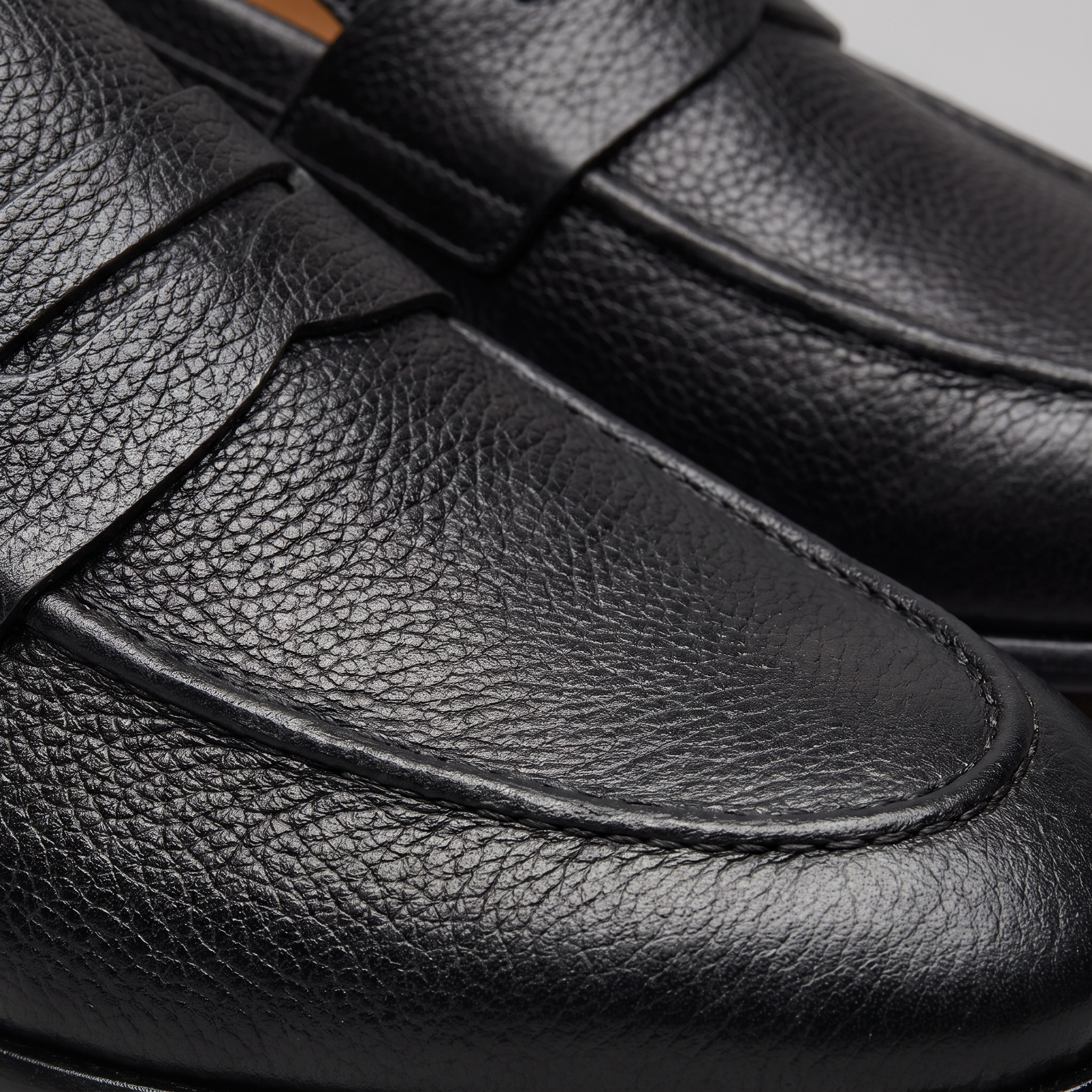 Men's Sheepskin Suede Penny Loafers