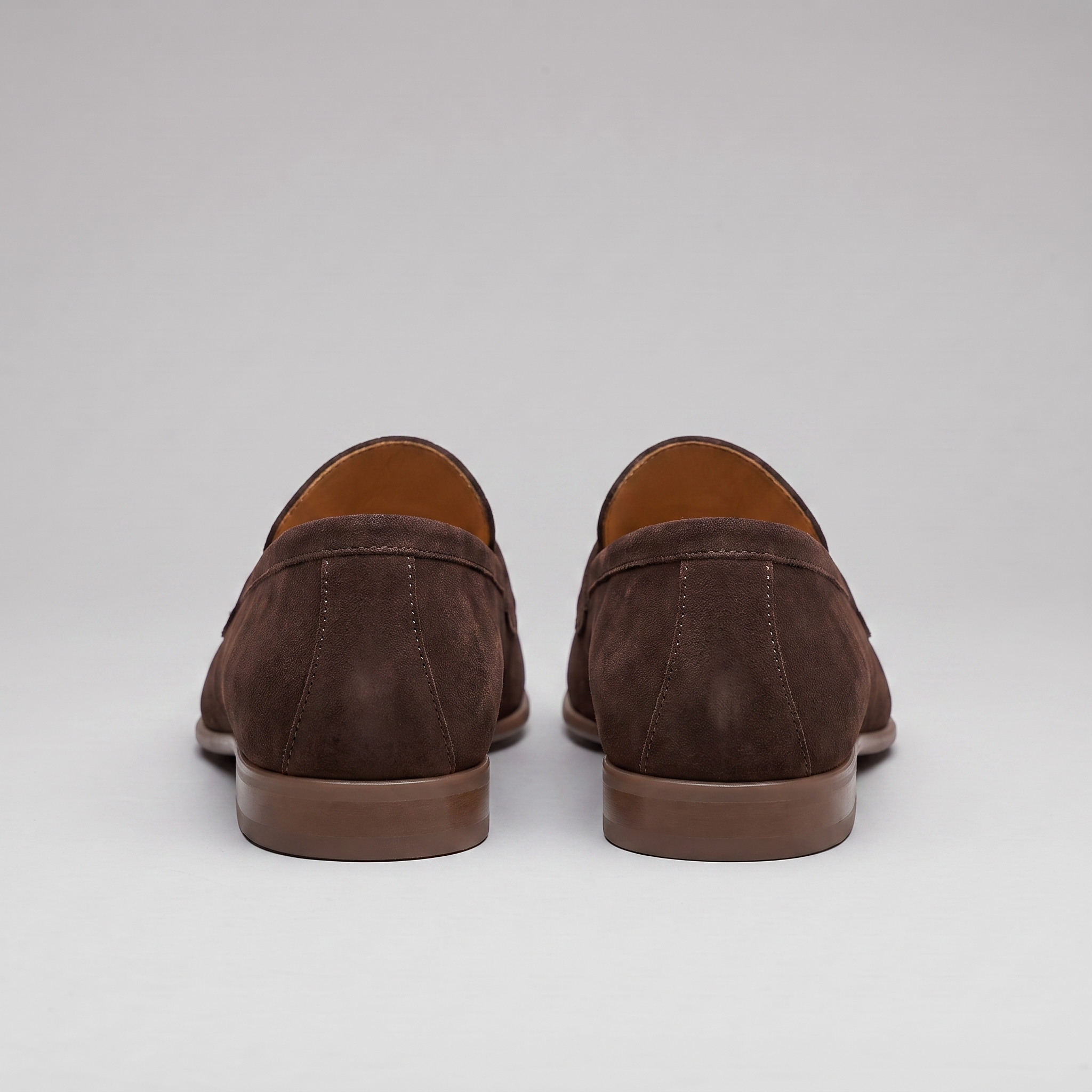 Men's Sheepskin Suede Penny Loafers