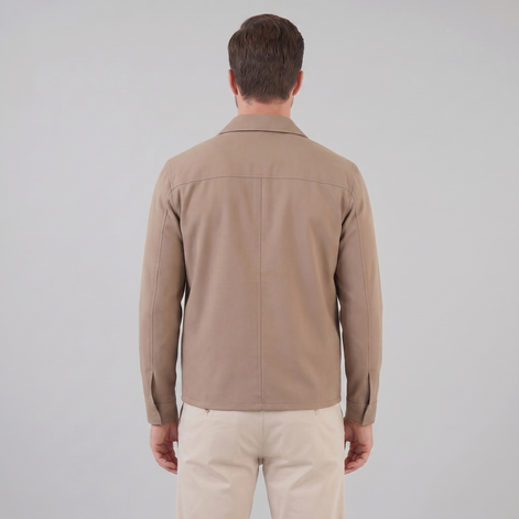 Men's Shiny Mid-Spring Jacket