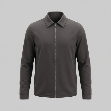 Men's Shiny Mid-Spring Jacket