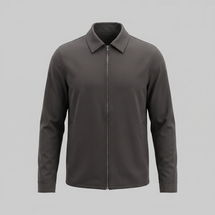 Men's Shiny Mid-Spring Jacket