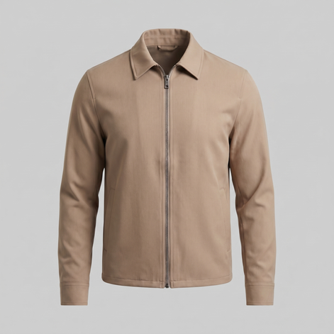 Men's Shiny Mid-Spring Jacket