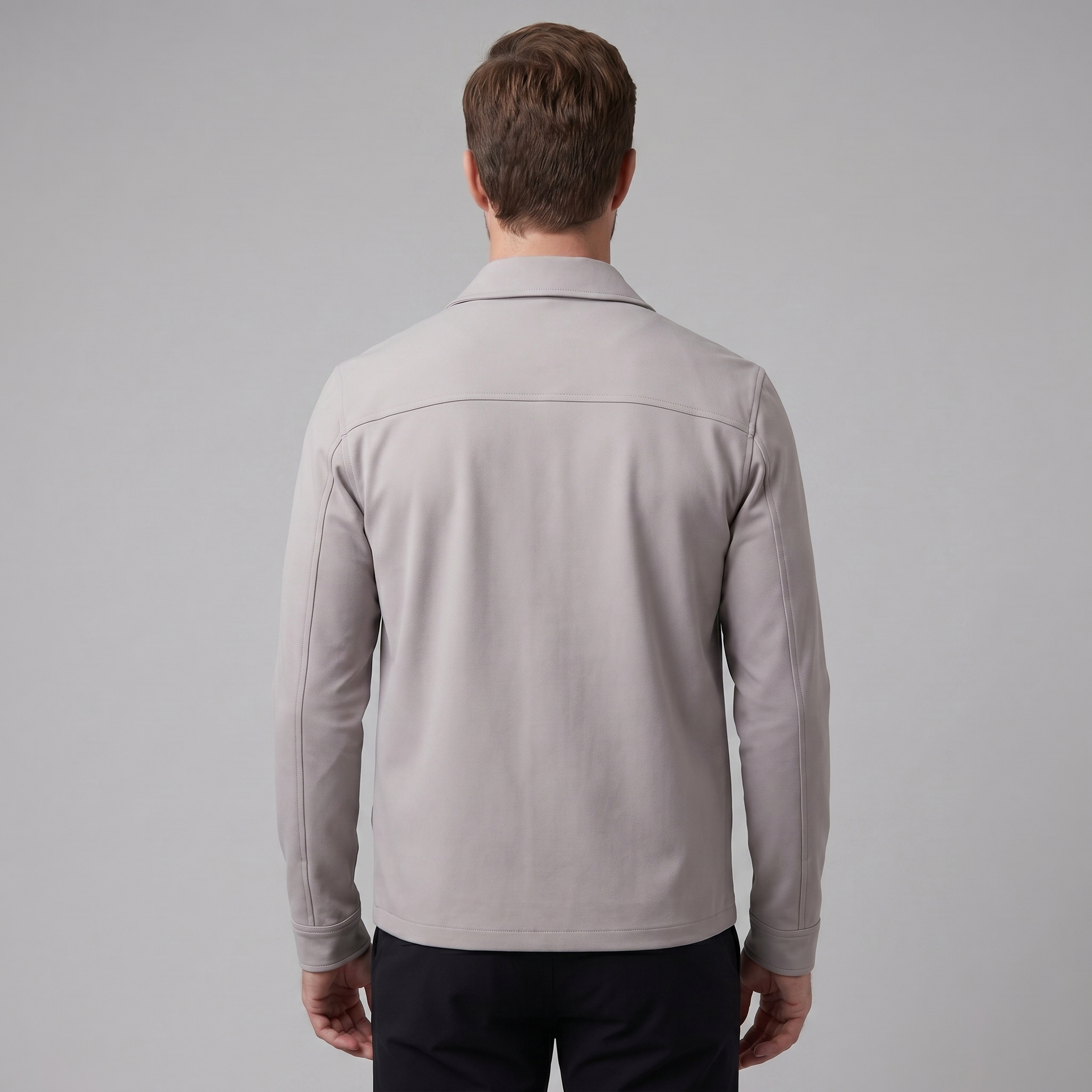 Men's Shiny Mid-Spring Jacket