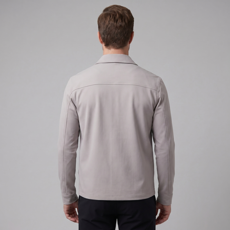Men's Shiny Mid-Spring Jacket