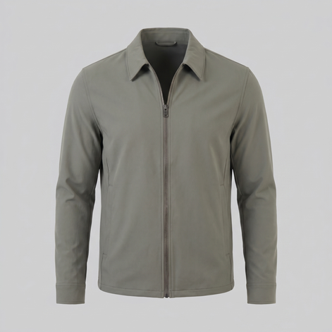 Men's Shiny Mid-Spring Jacket