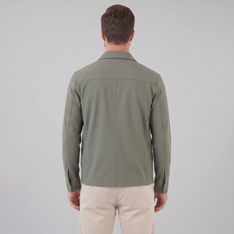 Men's Shiny Mid-Spring Jacket