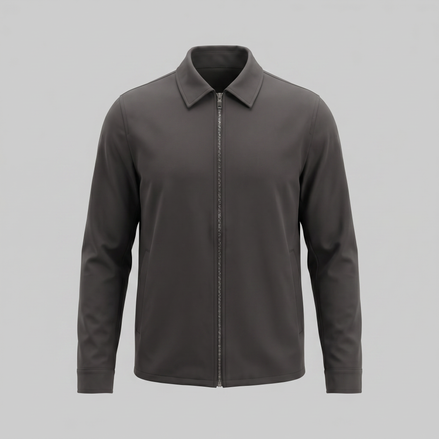 Men's Shiny Mid-Spring Jacket
