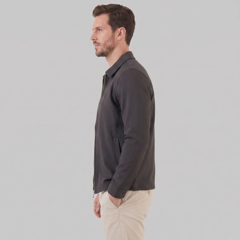 Men's Shiny Mid-Spring Jacket