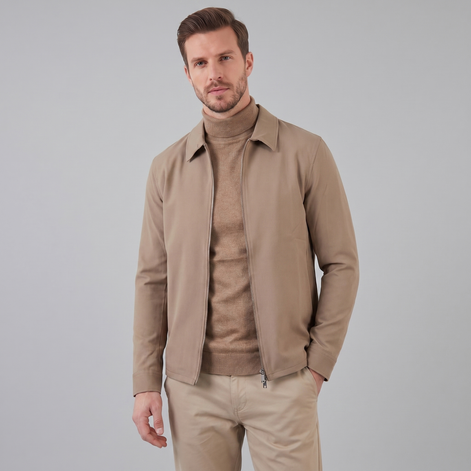 Men's Shiny Mid-Spring Jacket