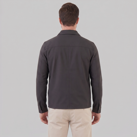 Men's Shiny Mid-Spring Jacket