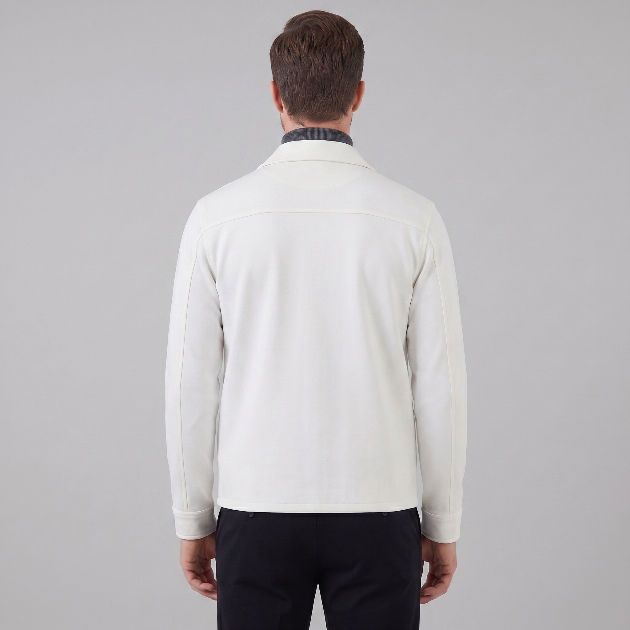 Men's Shiny Mid-Spring Jacket