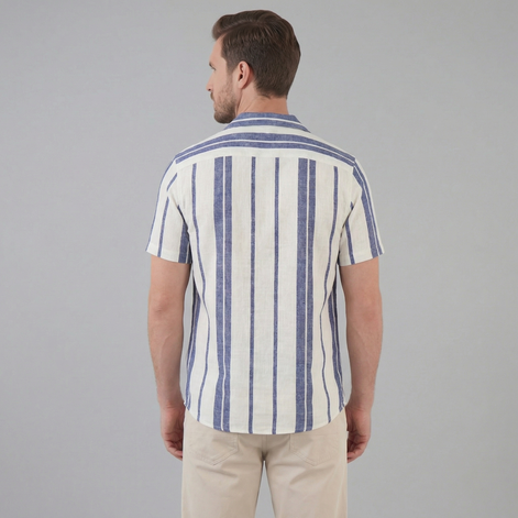 Men's Short Sleeve Button-Down Shirt