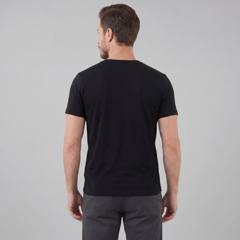 Men's Short Sleeve Henley Shirt