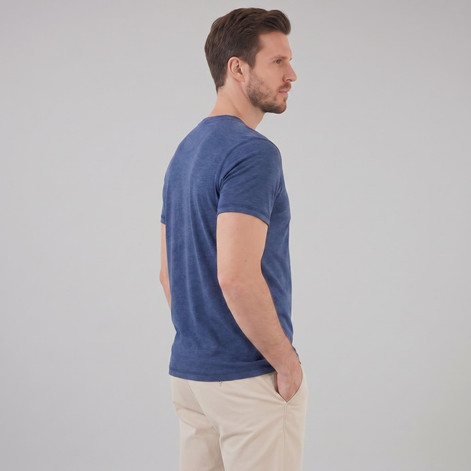Men's Short Sleeve Henley Shirt