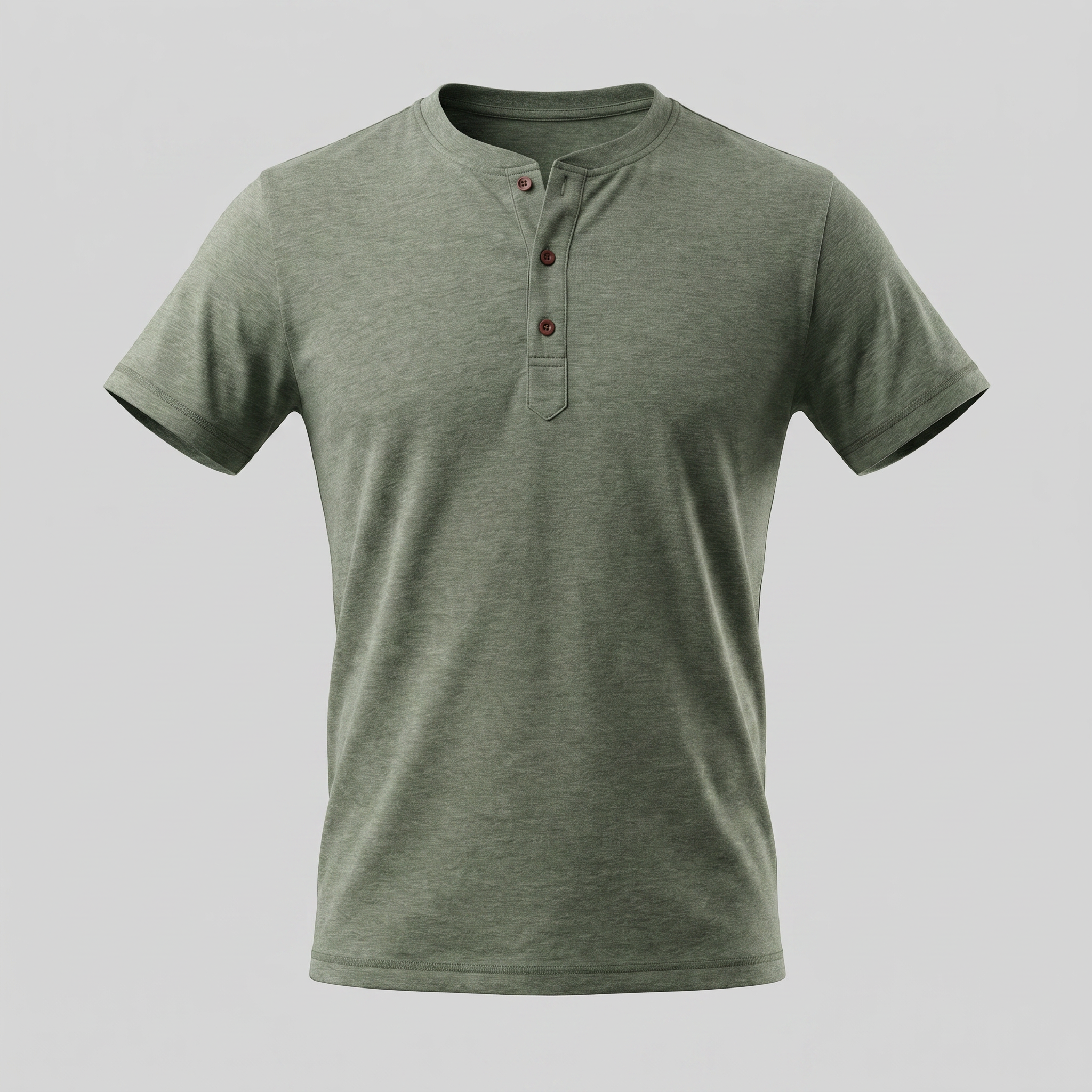 Men's Short Sleeve Henley Shirt