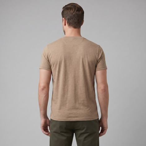 Men's Short Sleeve Henley Shirt