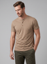 Men's Short Sleeve Henley Shirt