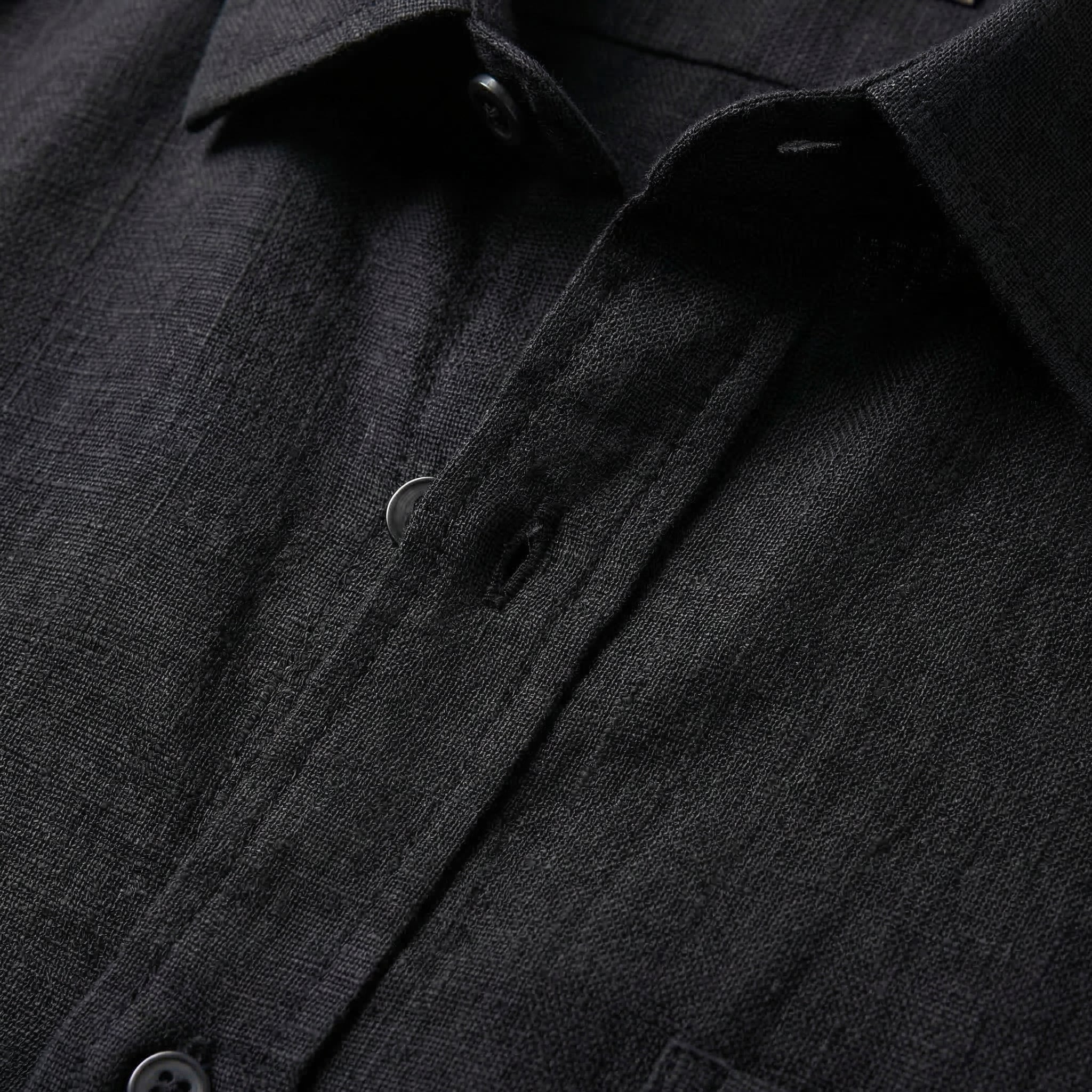 Men's Short Sleeve Linen Shirt