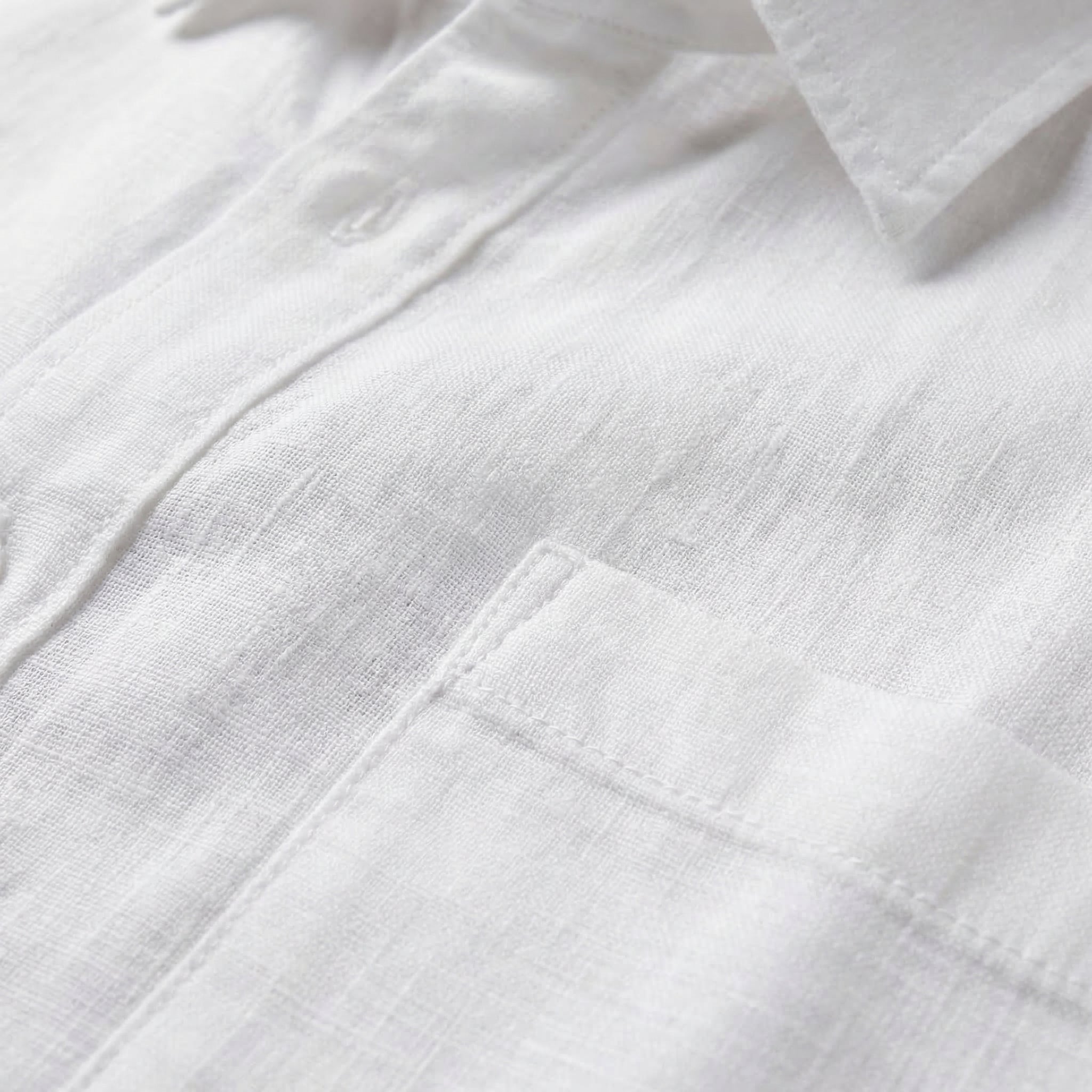 Men's Short Sleeve Linen Shirt