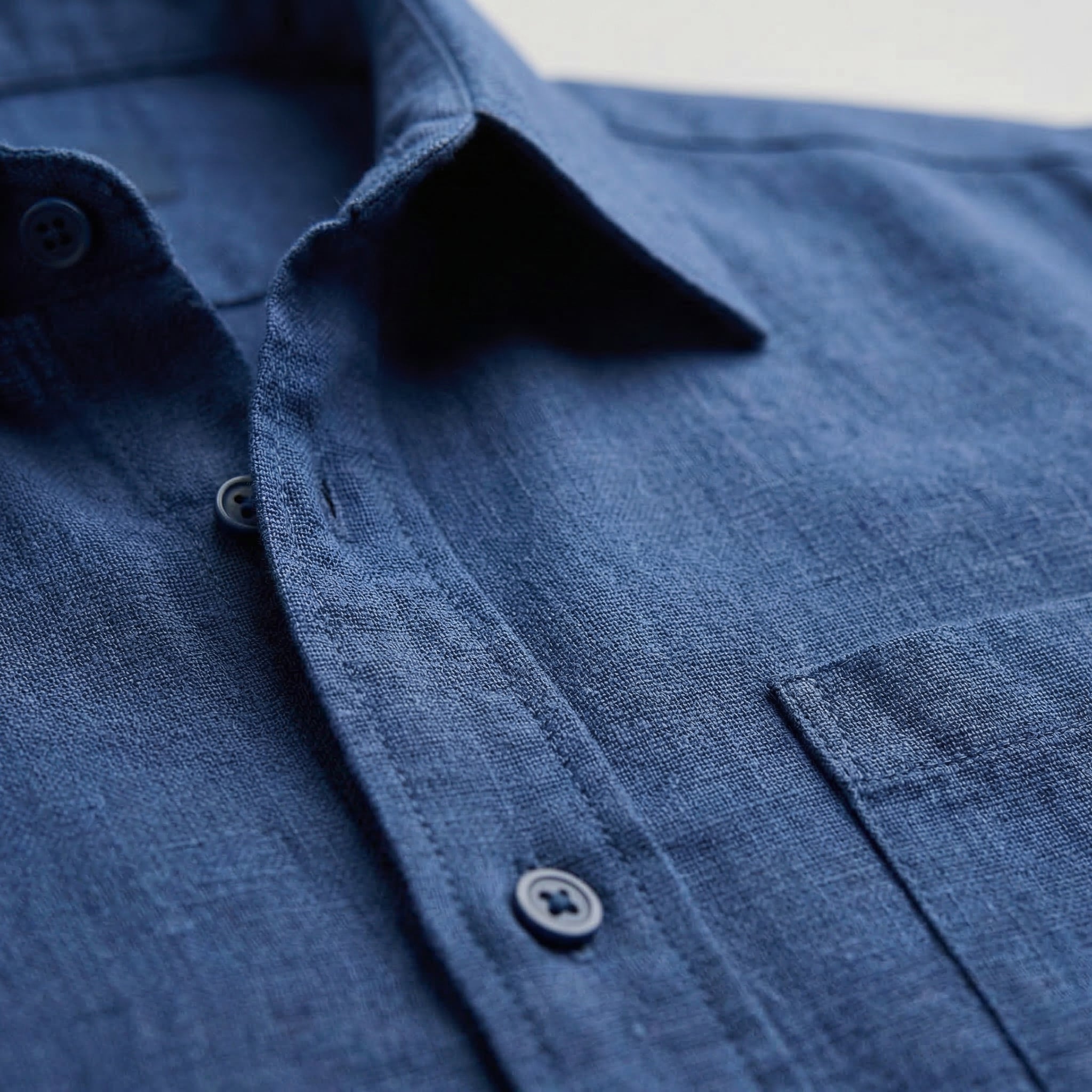 Men's Short Sleeve Linen Shirt