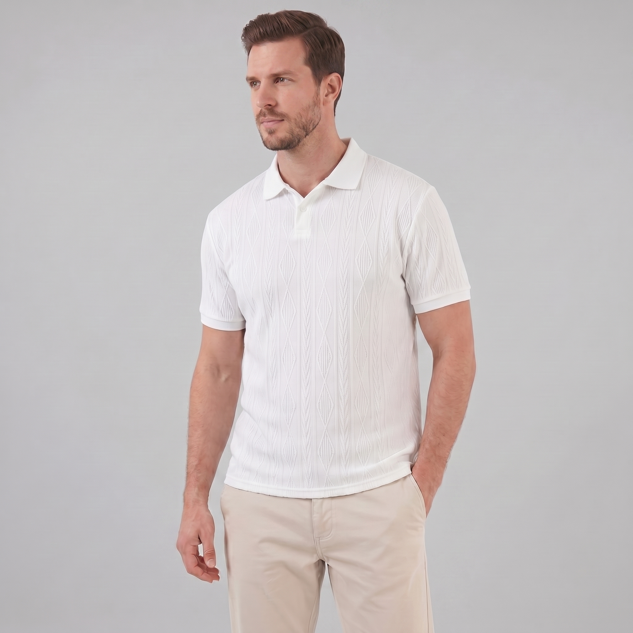 Men's Short Sleeve Polo Shirt - Casual Classic Design