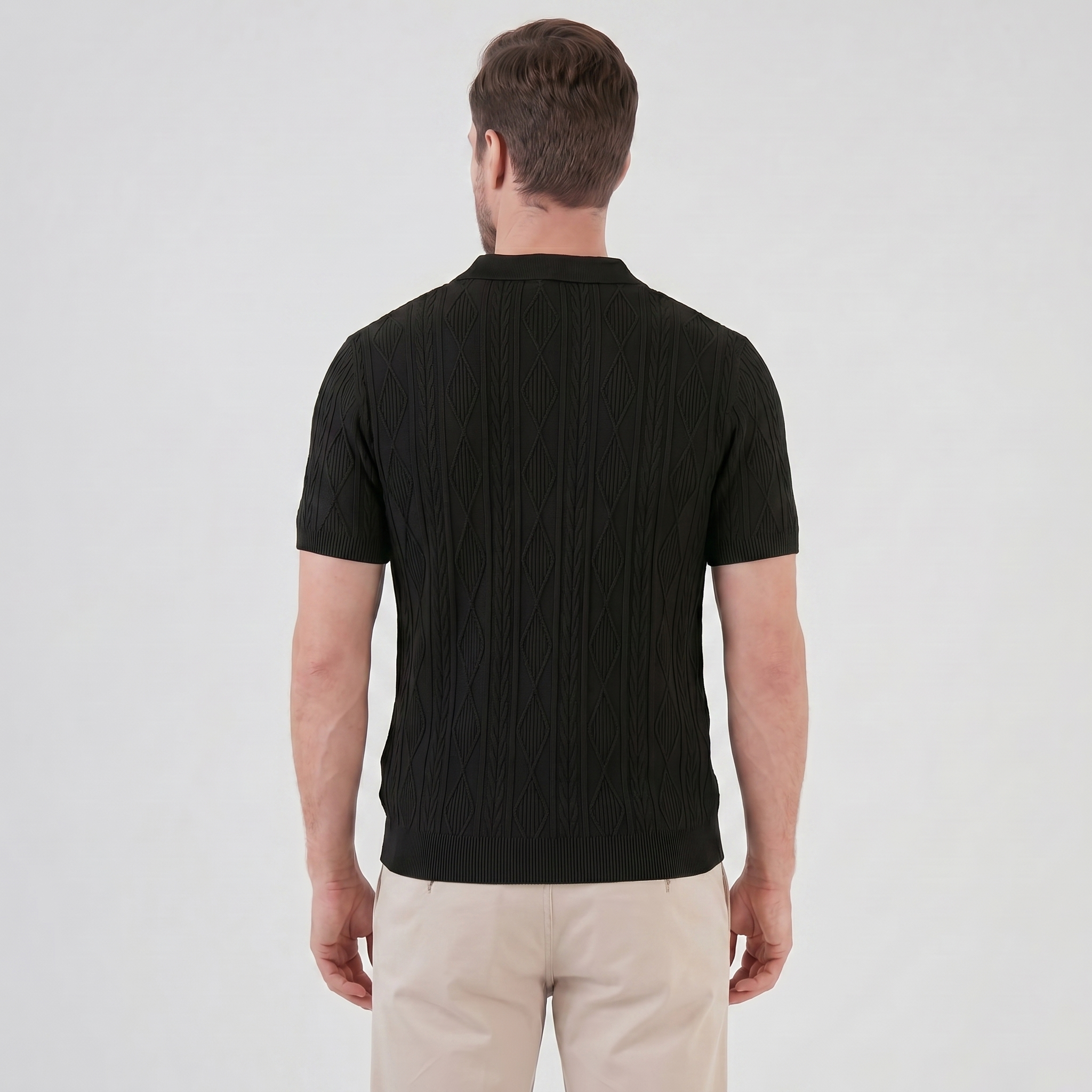 Men's Short Sleeve Polo Shirt - Casual Classic Design