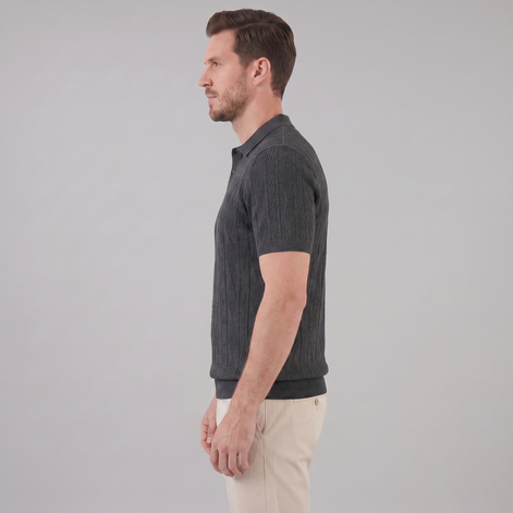 Men's Short Sleeve Polo Shirt - Casual Classic Design