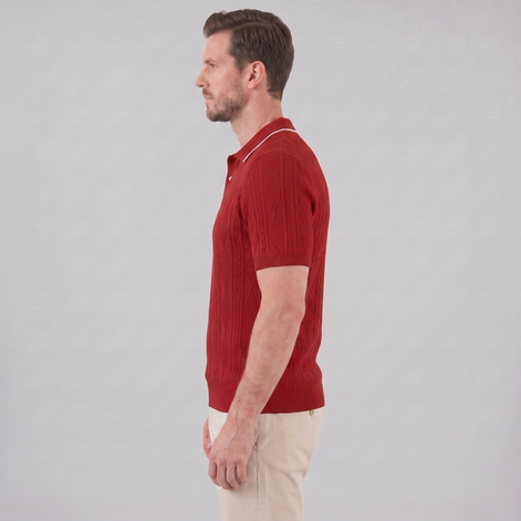 Men's Short Sleeve Polo Shirt - Casual Classic Design