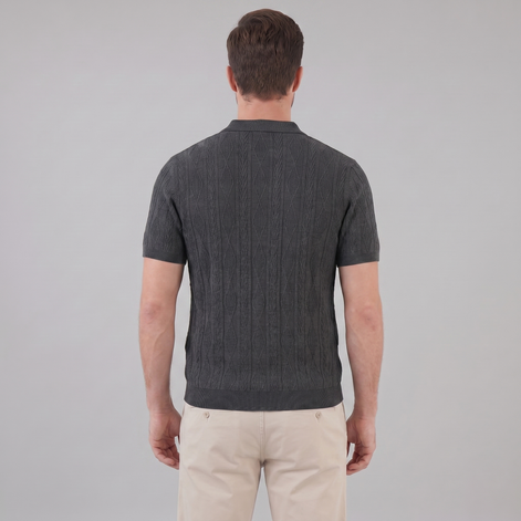 Men's Short Sleeve Polo Shirt - Casual Classic Design