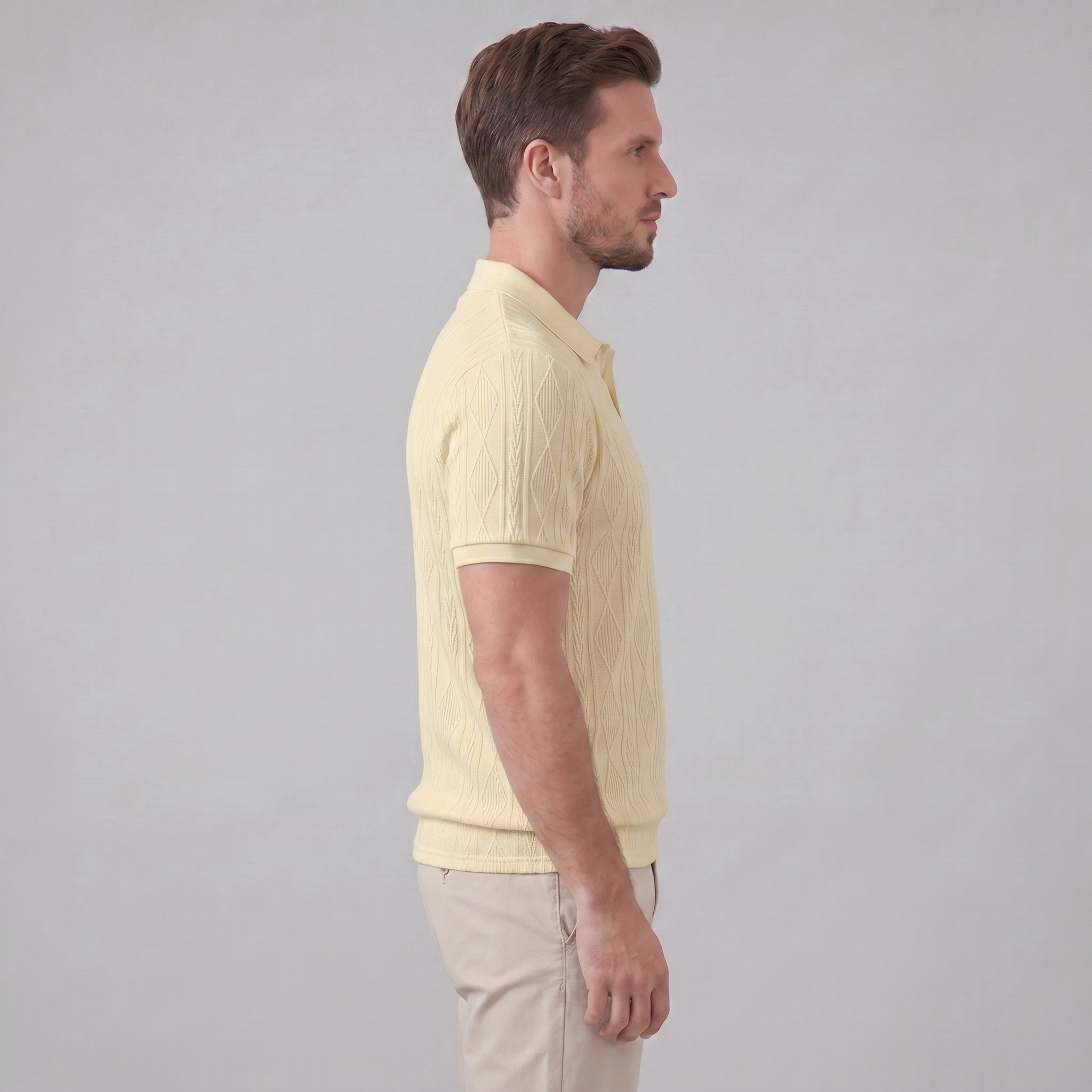 Men's Short Sleeve Polo Shirt - Casual Classic Design