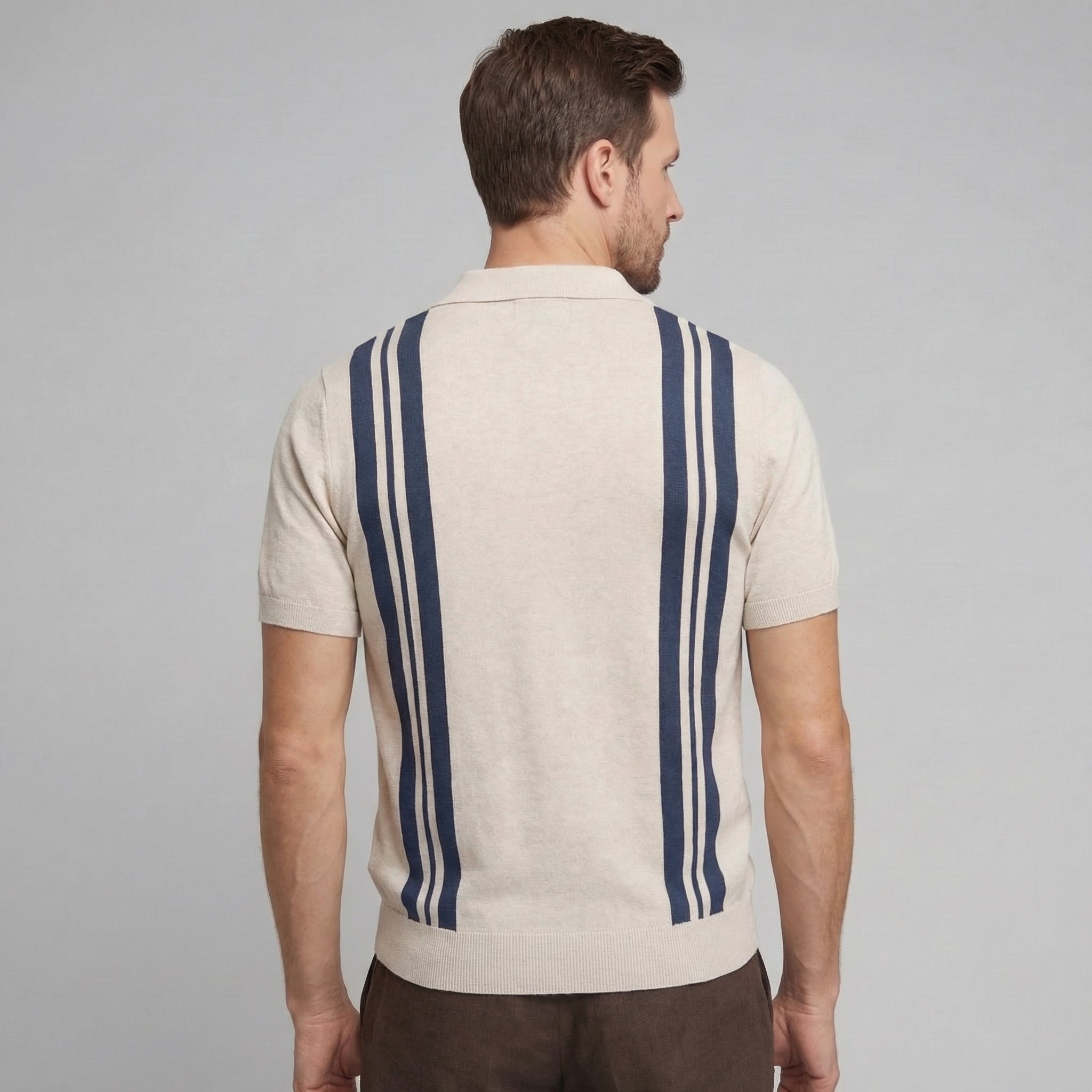 Men's Short Sleeve Polo Shirt - Lightweight Breathable Style