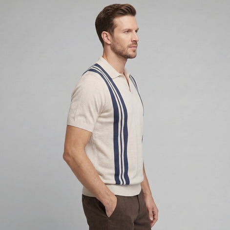 Men's Short Sleeve Polo Shirt - Lightweight Breathable Style
