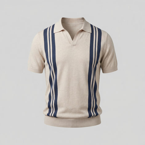 Men's Short Sleeve Polo Shirt - Lightweight Breathable Style