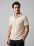 Men's Short Sleeve Polo Shirt with Open Collar