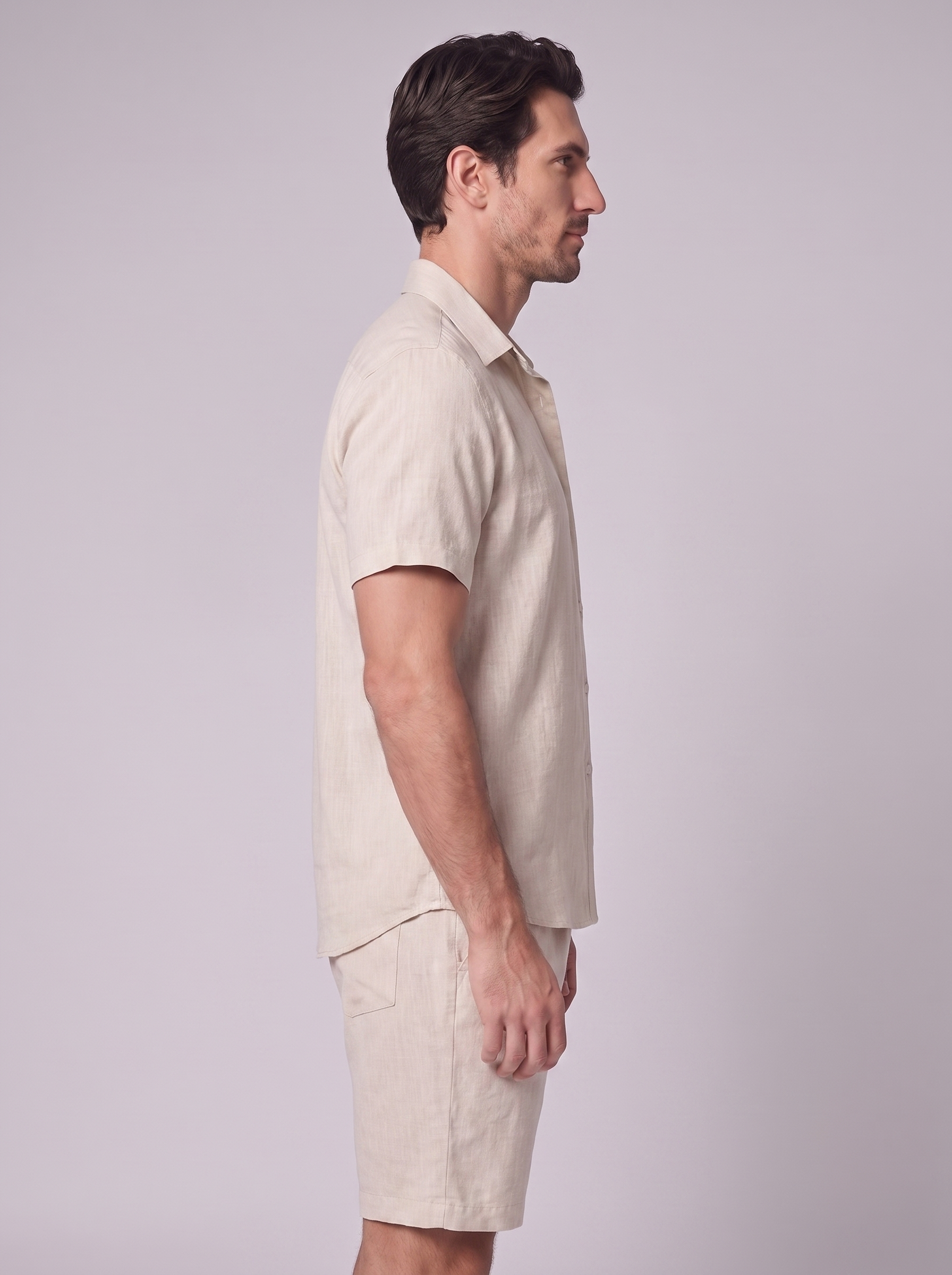 Men's Short Sleeve Shirt and Shorts Co-Ord Set